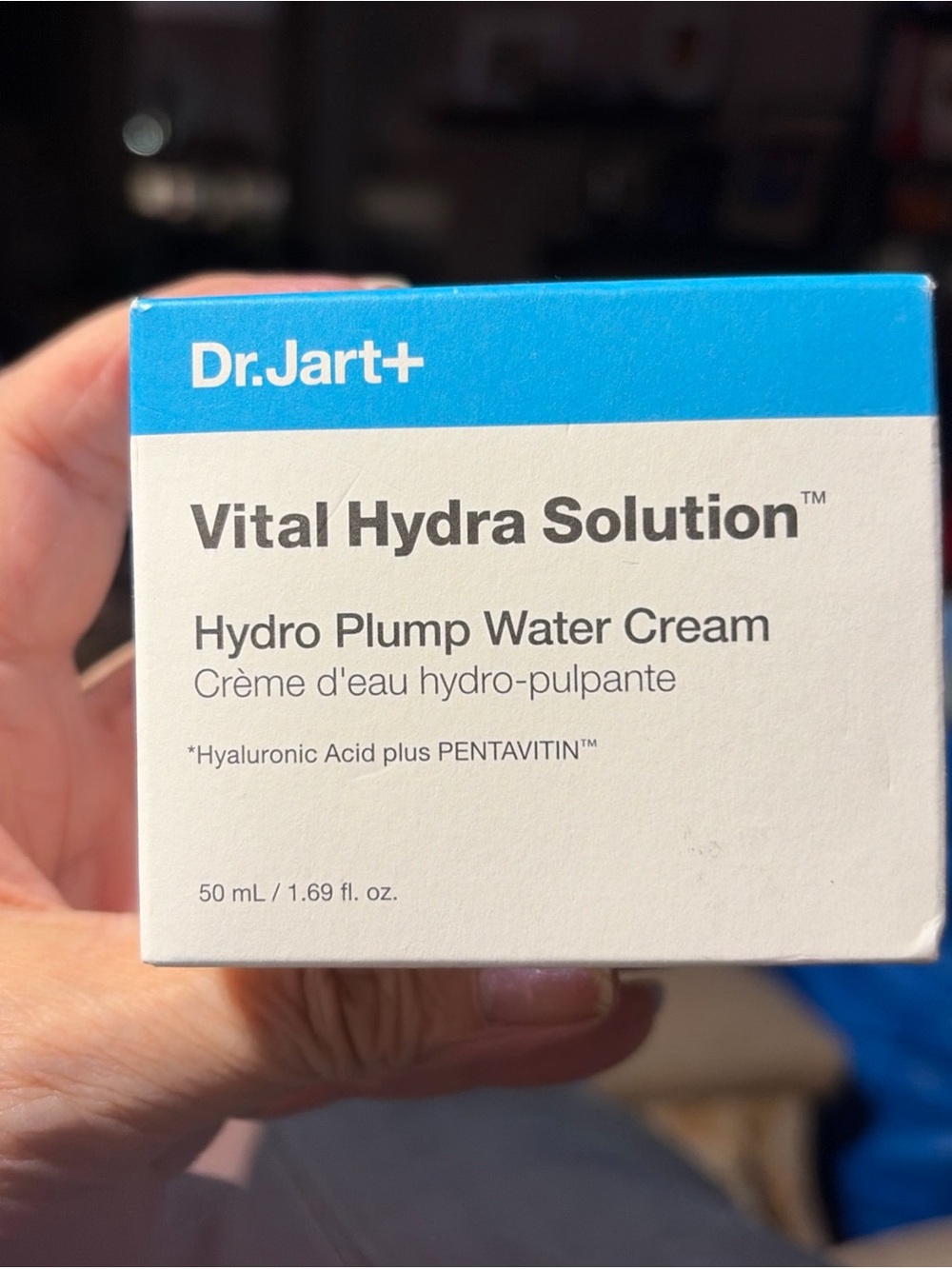 Vital Hydra Solution Hydro Plump Water Cream - Blue/White 50ml. New!